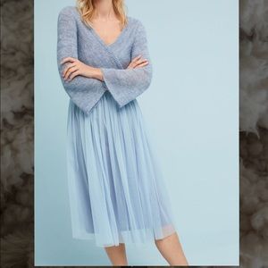 Size M, LIKE NEW blue Maeve Tutu Tulle Dress